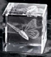 Crystal Butterfly 3D Cube