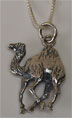 Camel Necklace -  20 inch Silver