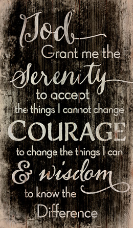 Wall Plaque Serenity Prayer