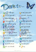 Dare to A-Z Greeting Card
