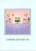 Celebrate God Loves You Greeting Card
