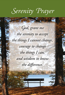 Product: Serenity Prayer Wallet Card