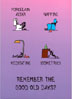 Remember The Good Old Days Greeting Card