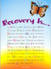 Recovery Is A-Z Greeting Card