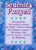 Serenity Prayer Blank Inside Greeting Card