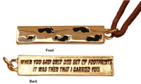 Footprints Pendant