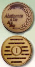 Compulsive Overeaters 1 Year Wheat Design Medallion