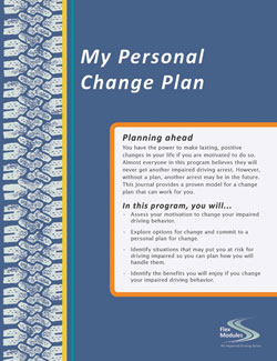 Product: Flex Modules My Personal Change Plan Journal, Pkg. of 25