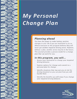 Product: Spanish Flex Modules My Personal Change Plan Journal, Pkg. of 25
