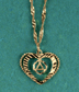 Recovery Heart Necklace, 14K Gold  18