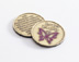 Rainbow Butterfly Let Go Medallion