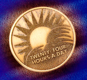 Product: Twenty-Four Hours Commemorative Medallion, Pkg. of 25