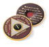 AA 1 Year Tri-plated Medallion