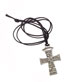 Serenity Prayer Pewter Cross Necklace