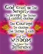 serenity prayer