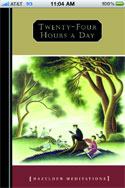 iPhone screen view of book cover screen view