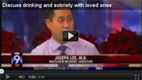 Dr. Joe Lee provides tips on how to discuss drinking and sobriety with loved ones over the holidays.