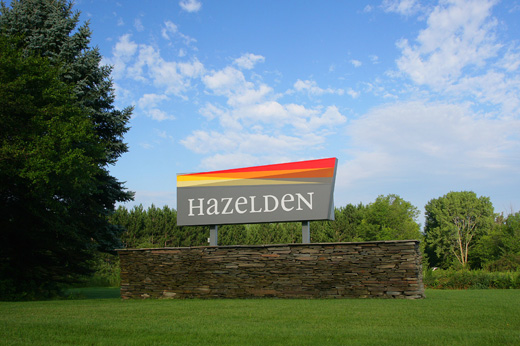 title Hazelden sign