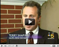 NBC 5 News in Chicago covers the untimely death of singer, Amy Winehouse. Terry Shapiro encourages anyone who has a problem or knows of someone who is struggling with addiction to seek help, 7/25/11