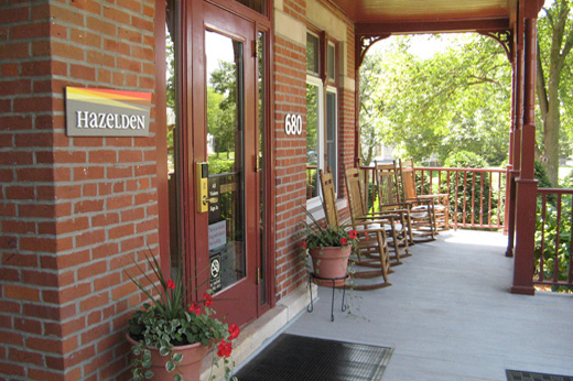 A comfortable porch for relaxation and fellowship.