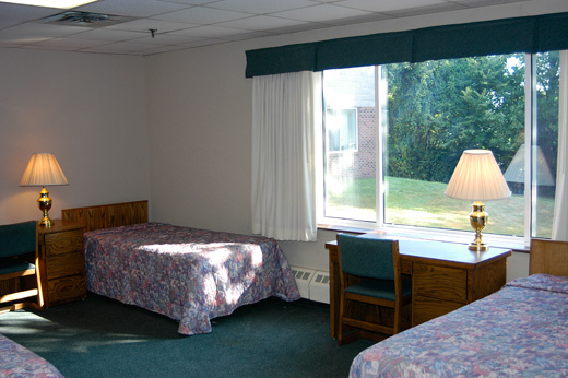 The living areas provide a place where clients can continue their recovery journey.