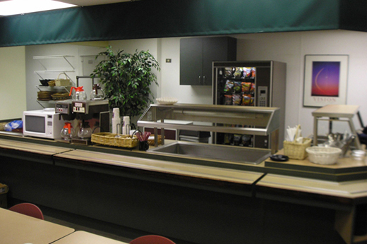 The Sober Residence provides common living, dining and kitchen areas.