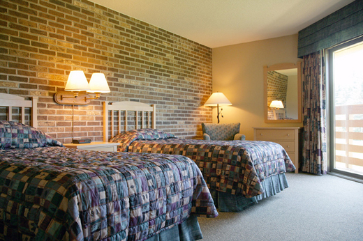 The living areas provide a home-like atmosphere for relaxation and healing.