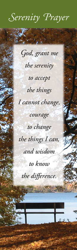 Serenity Prayer Bookmark