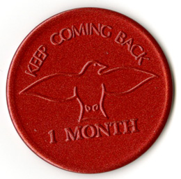 Keep Coming Back Tokens Pkg 10 Red 1 month