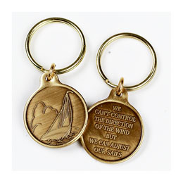 Change the Sails Key Ring Charm