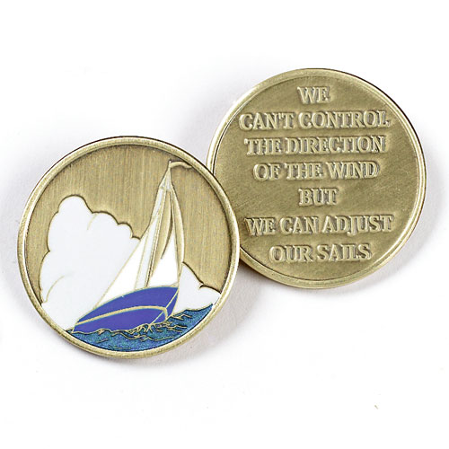 Product: Change the Sails Enamel Medallion