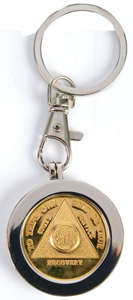 Medallion Holder Keychain