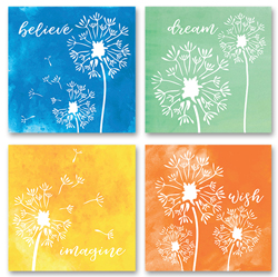 Dandelion Coaster Set