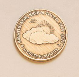 Clean and Free Keep Quit Medallion