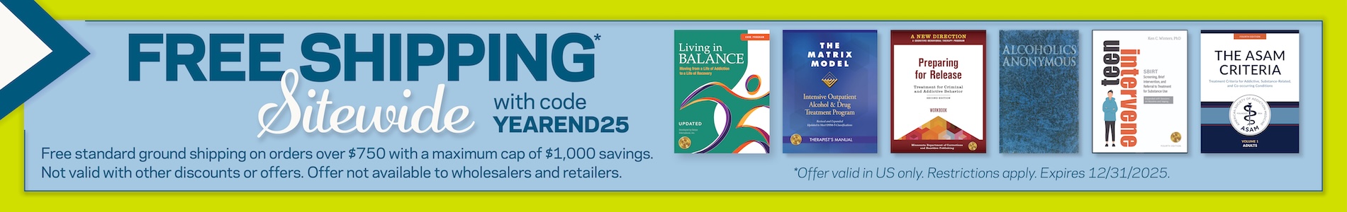 Save on Shipping with orders over $750