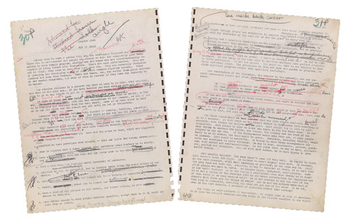 Original manuscript sample