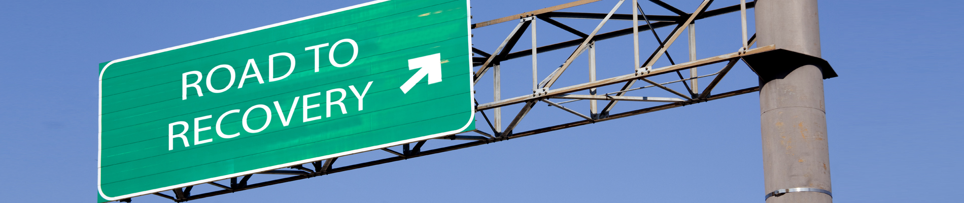 Freeway Sign: Road to Recovery