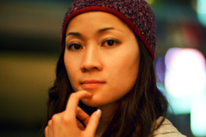 young woman in thought