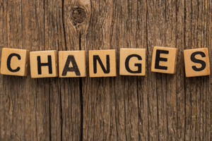 Wooden blocks spelling changes