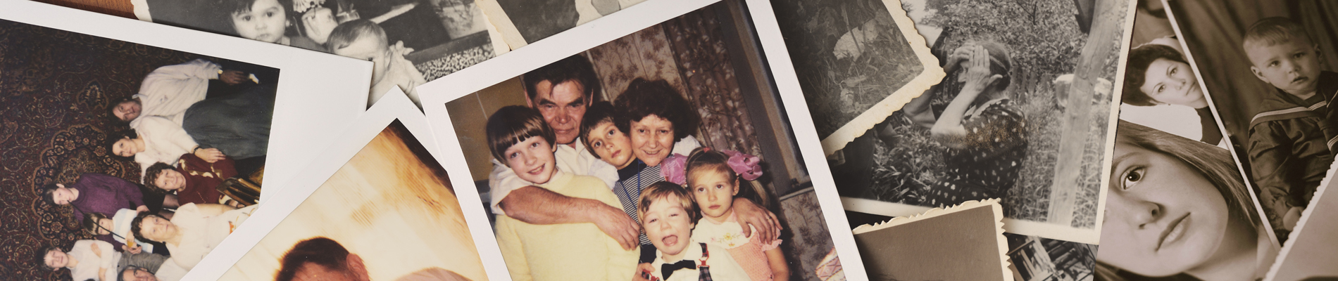 Collage of family pictures