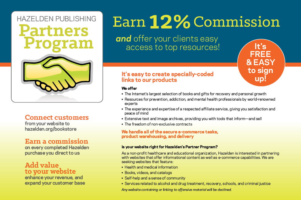 hazelden bookstore online partners program hazelden